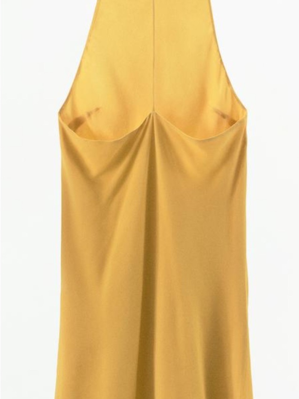 Yellow Sleeveless Bodycon Dress